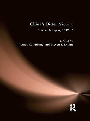 cover image of China's Bitter Victory